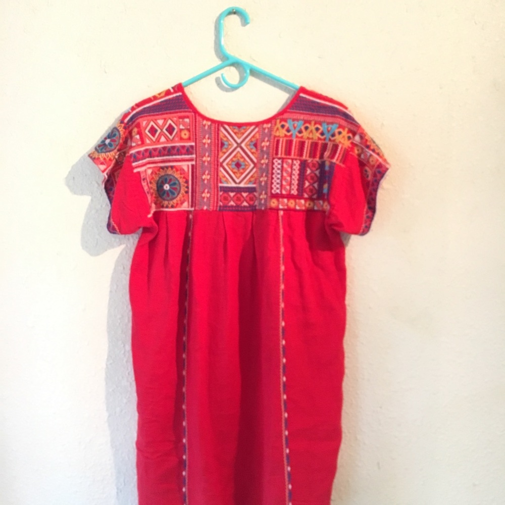 Johnny Was JWLA Embroidered Linen Dress M